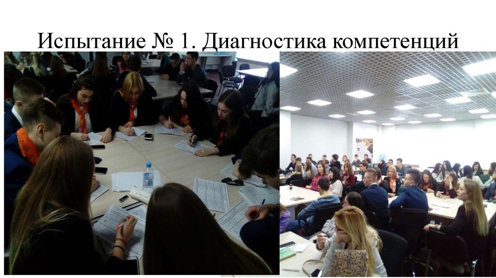 Испытание № 1. Диагностика компетенций