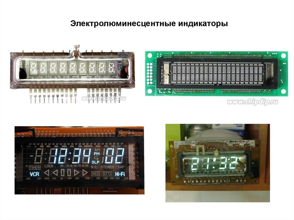 Электролюминесцентные индикаторы