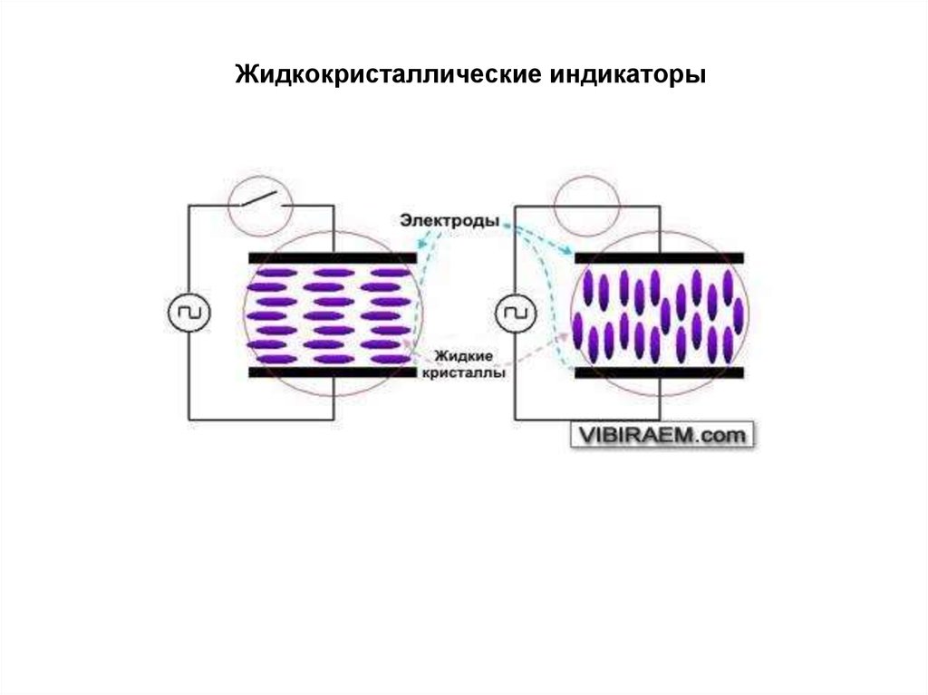 Индикатор жидкокристаллический схема