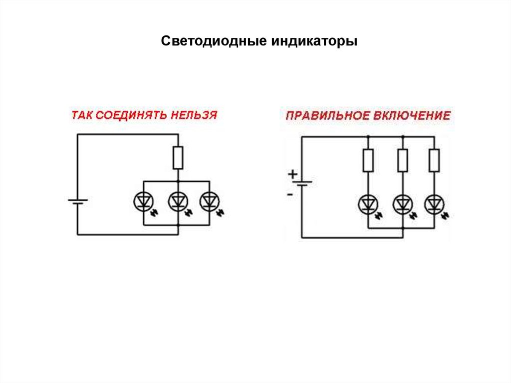 Светодиодные индикаторы