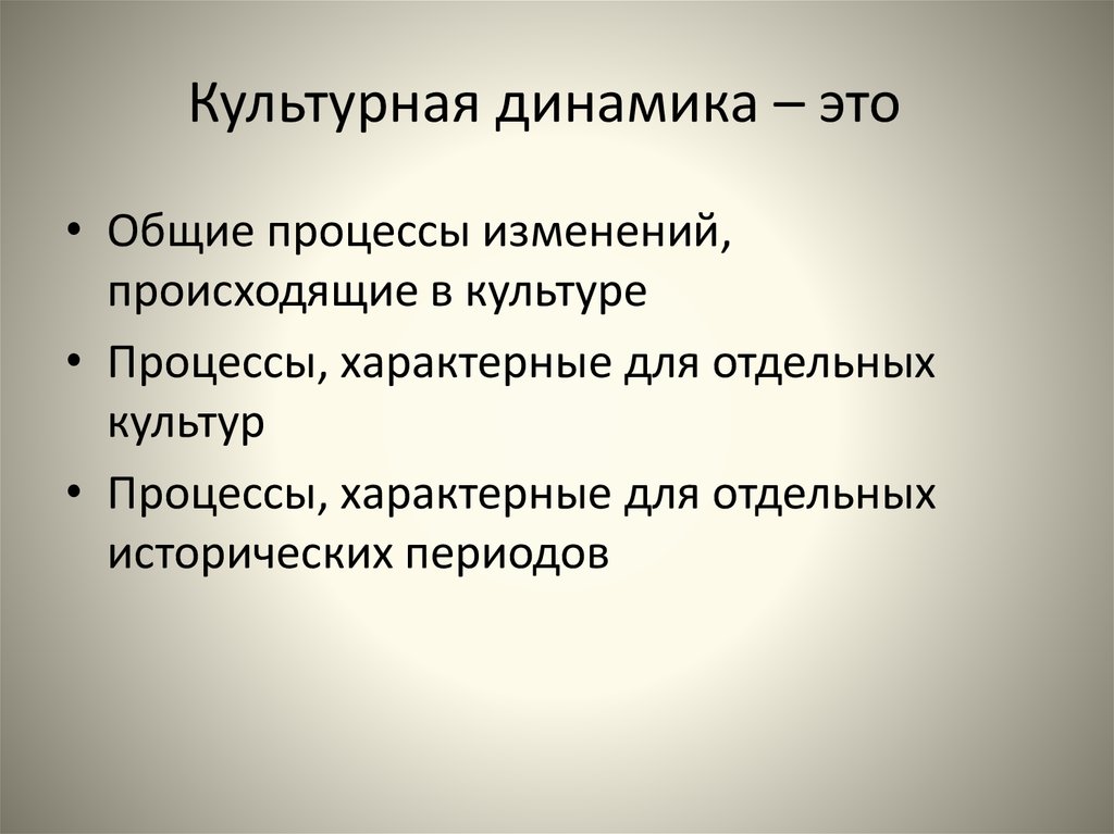 Что такое динамика