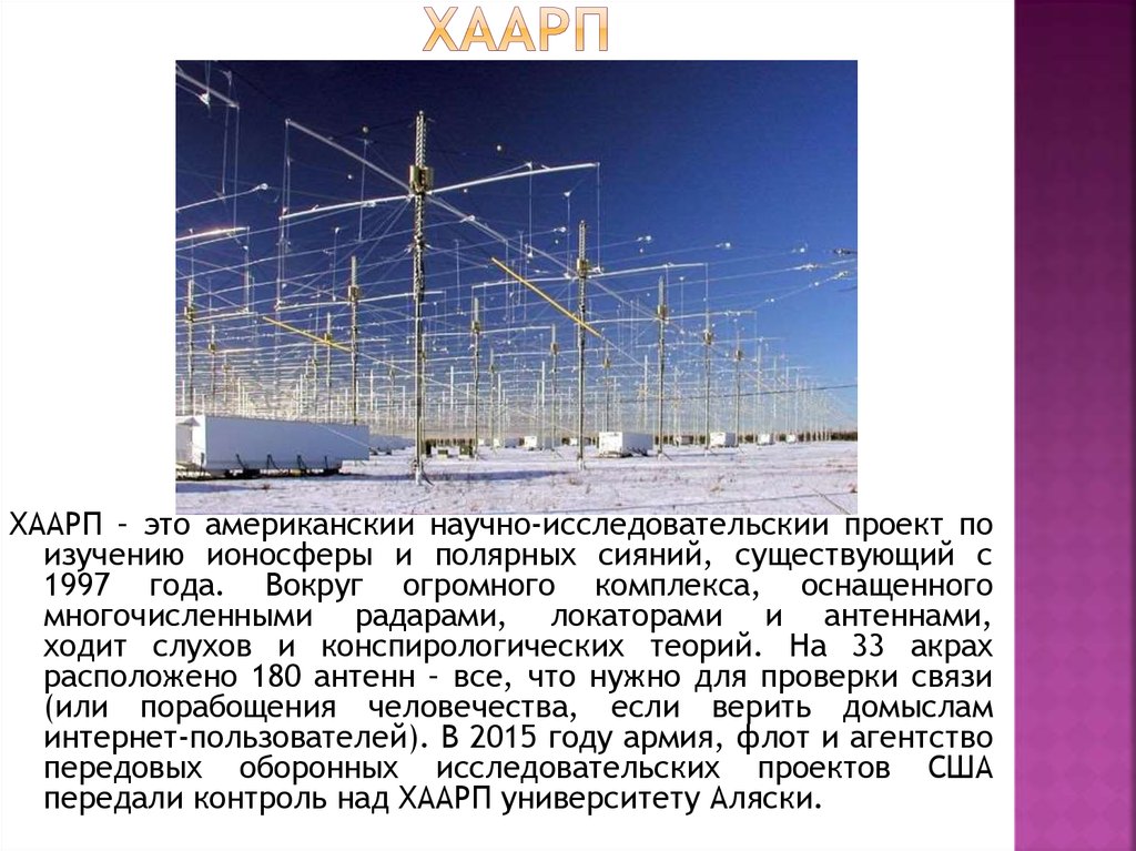 Проект haarp что это