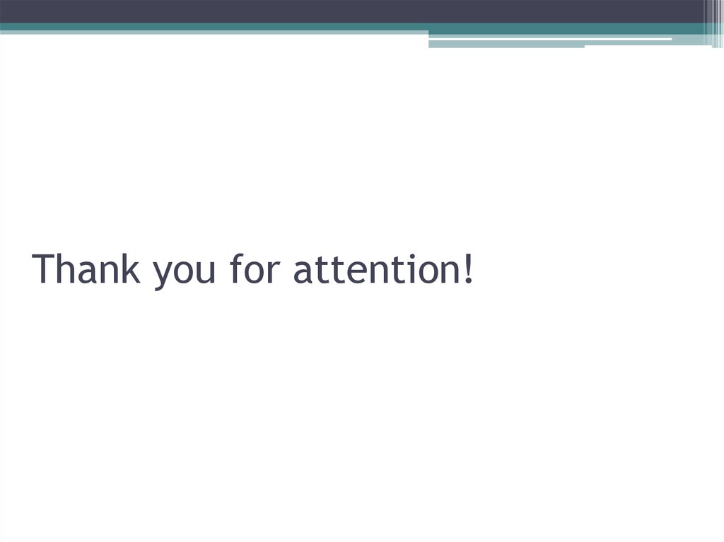 Thank you for attention!