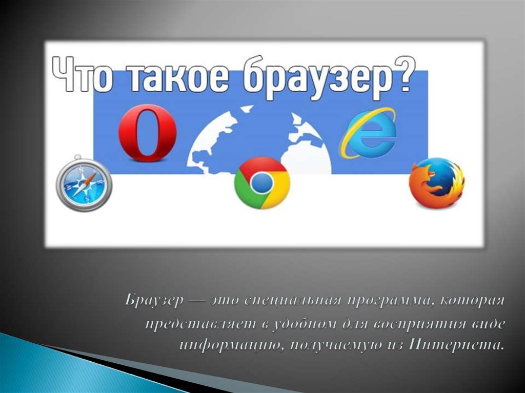 Работа с браузером презентация