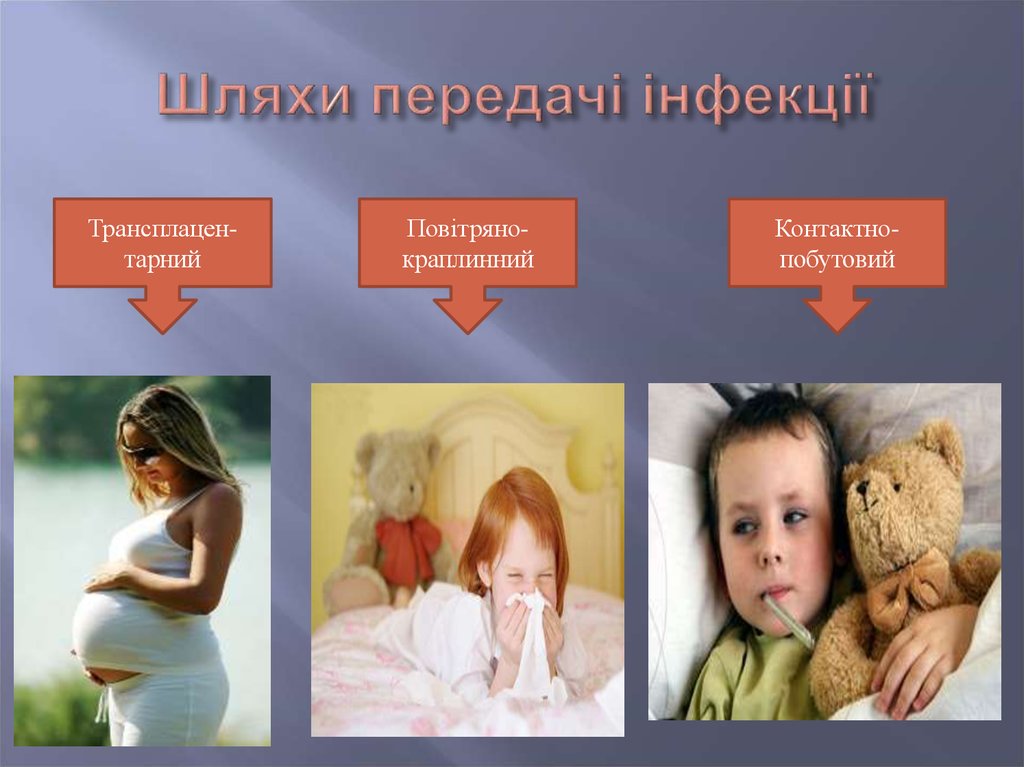 Шляхи передачі інфекції 
