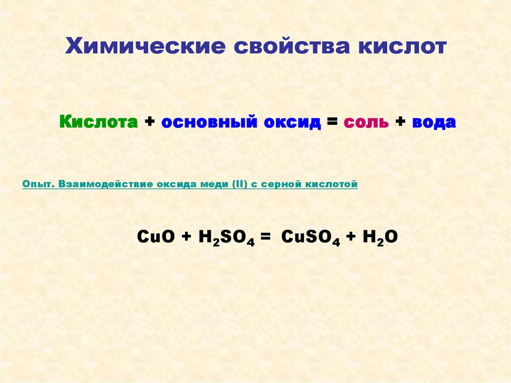 Кислоты их состав свойства и применение проект