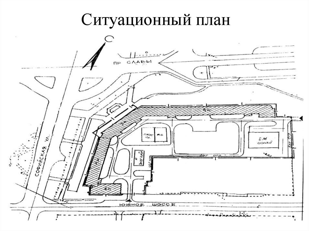 Ситуационный план объекта образец