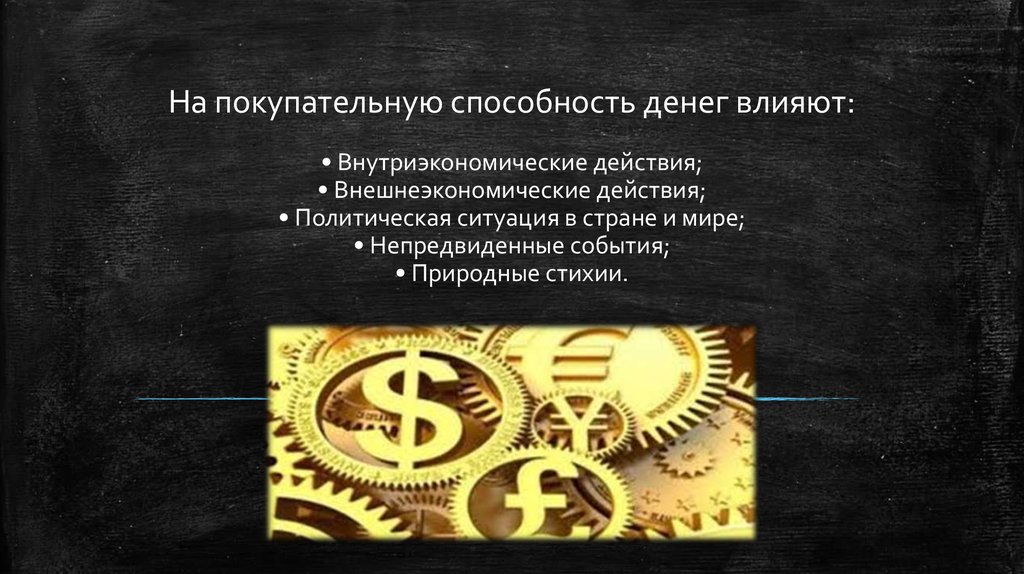 5 покупательная способность денег