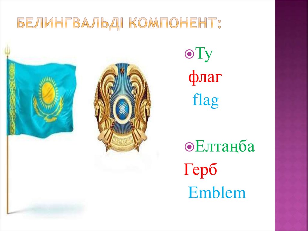 БЕЛИНГВАЛЬДІ КОМПОНЕНТ: