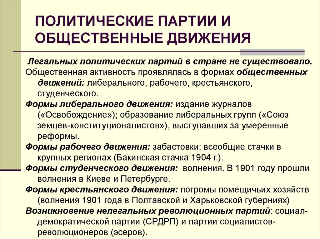 Российское общество национальные движения революционное подполье либеральная оппозиция презентация