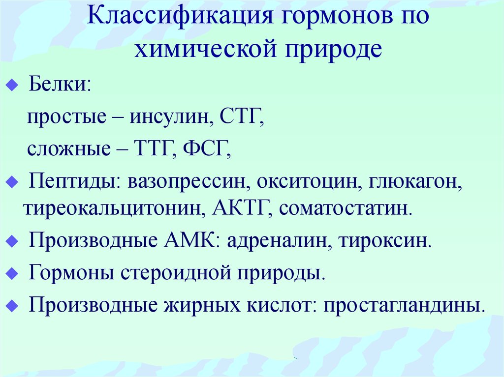 Гормоны презентация по химии 11 класс