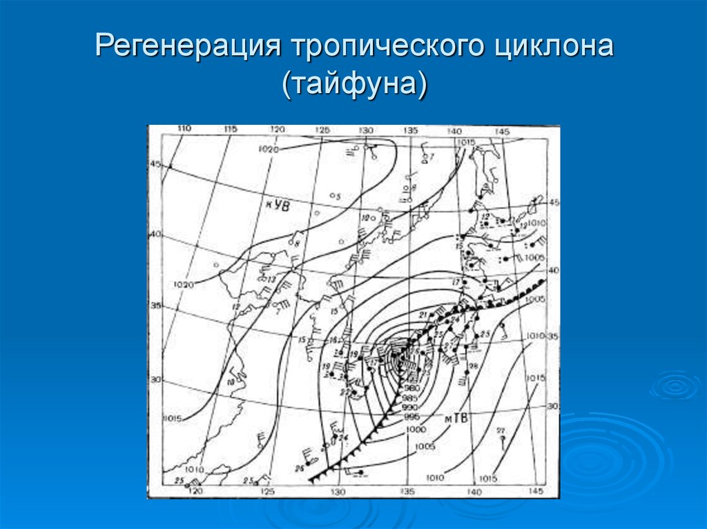 Регенерация тропического циклона (тайфуна)