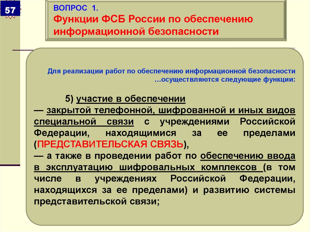 Федеральные вопросы