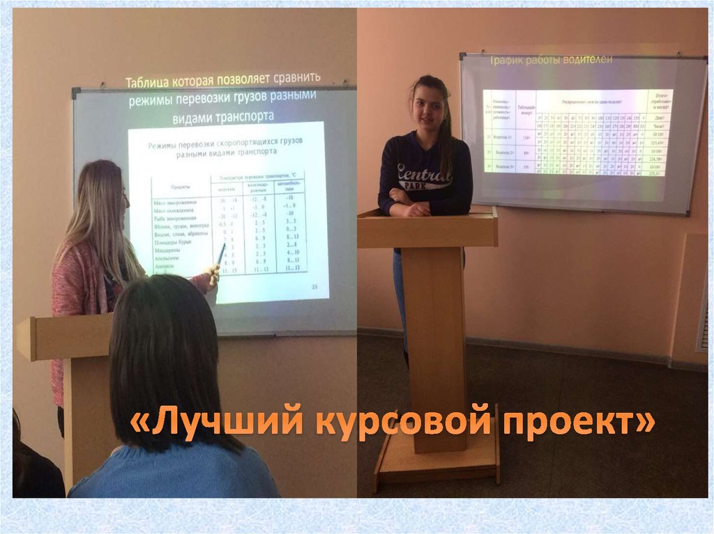 «Лучший курсовой проект»