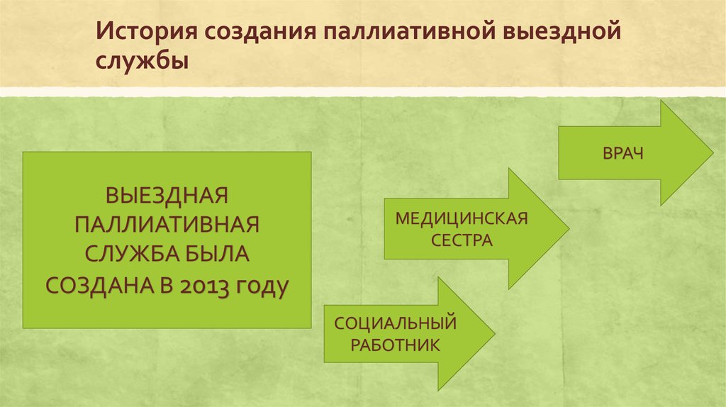 История создания паллиативной выездной службы