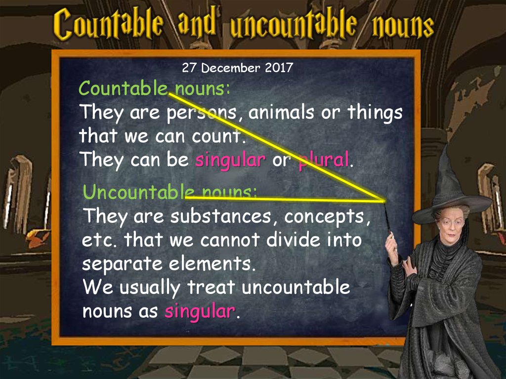 Countable and uncountable nouns - презентация онлайн