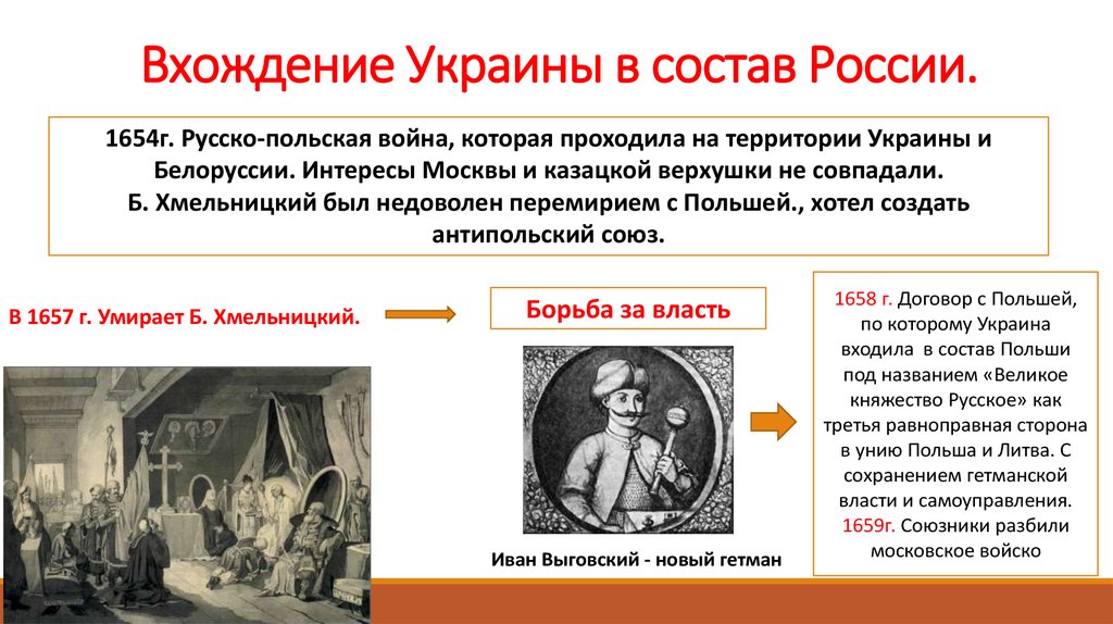 Презентация по истории 7 класс под рукой российского государя вхождение украины в состав россии фгос