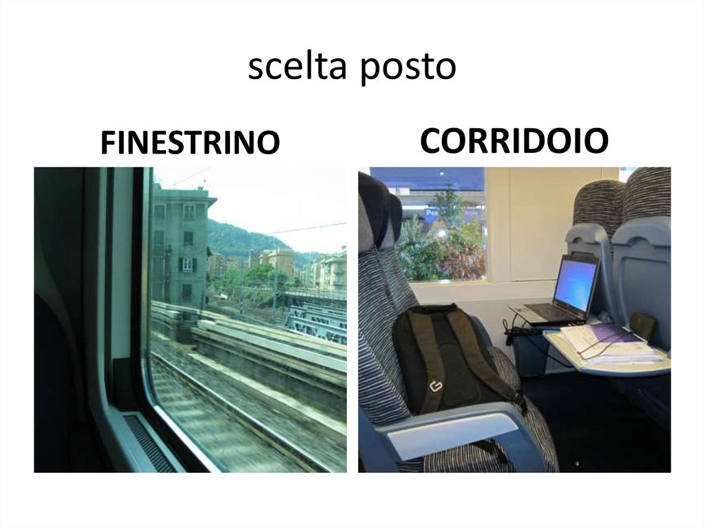 scelta posto