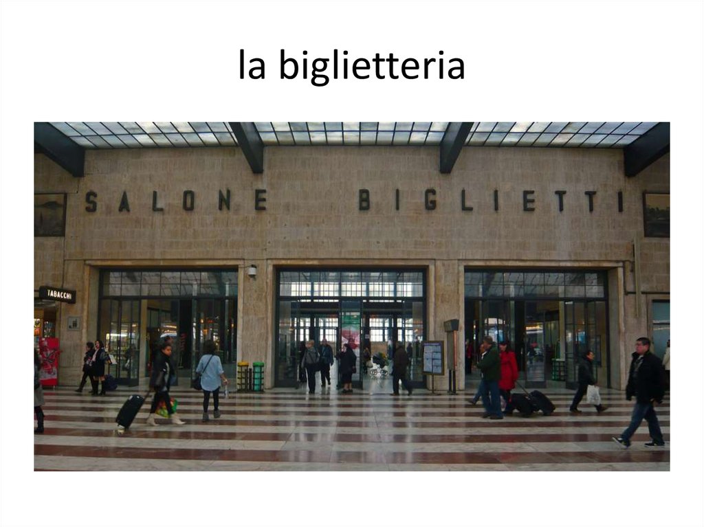 la biglietteria