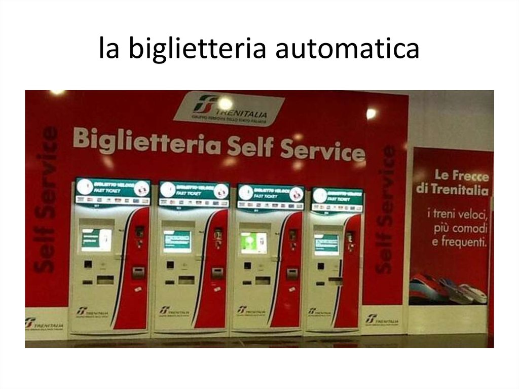 la biglietteria automatica