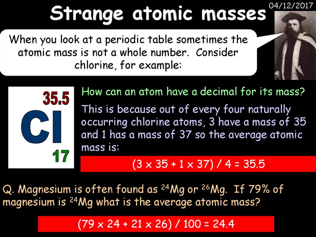 Strange atomic masses