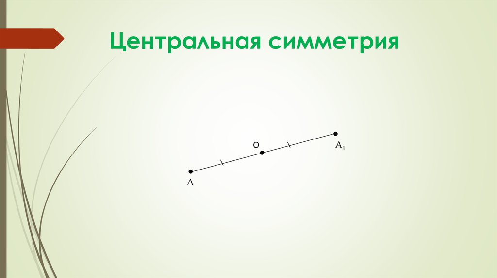 Центральная симметрия с рисунком