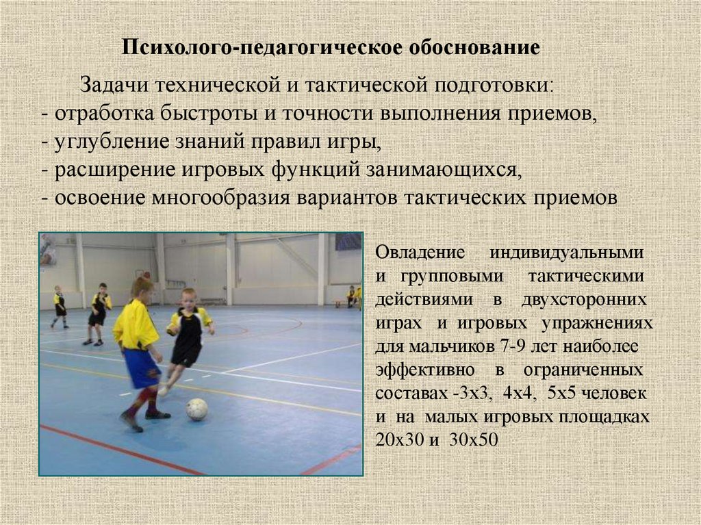 Обучение игре футбол