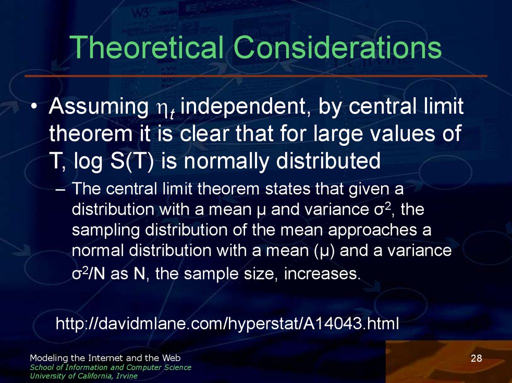 Theoretical Considerations