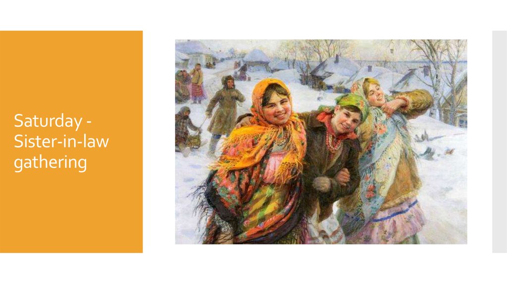 Saturday - Sister-in-law gathering