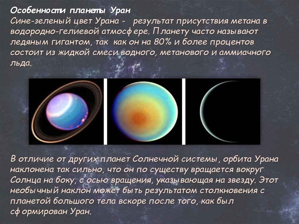 Уран в физике