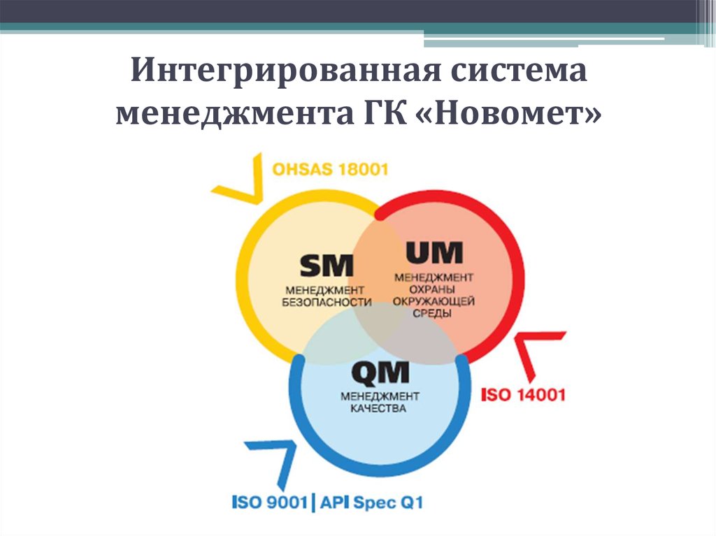 Интегрированная система менеджмента ГК «Новомет»