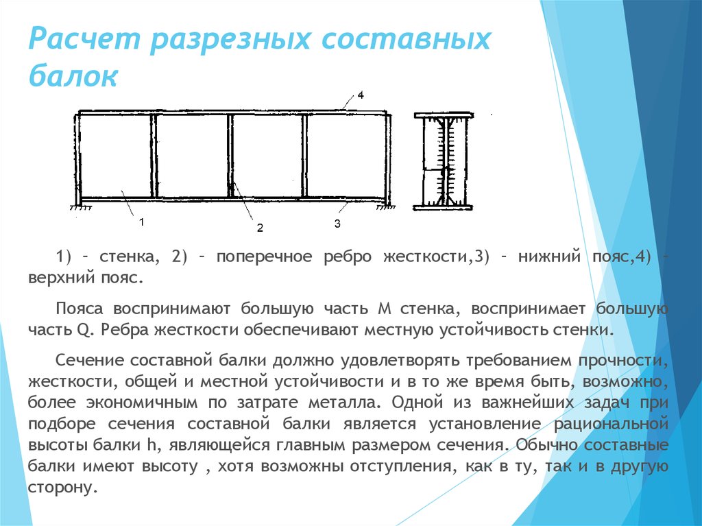 Балочные конструкции