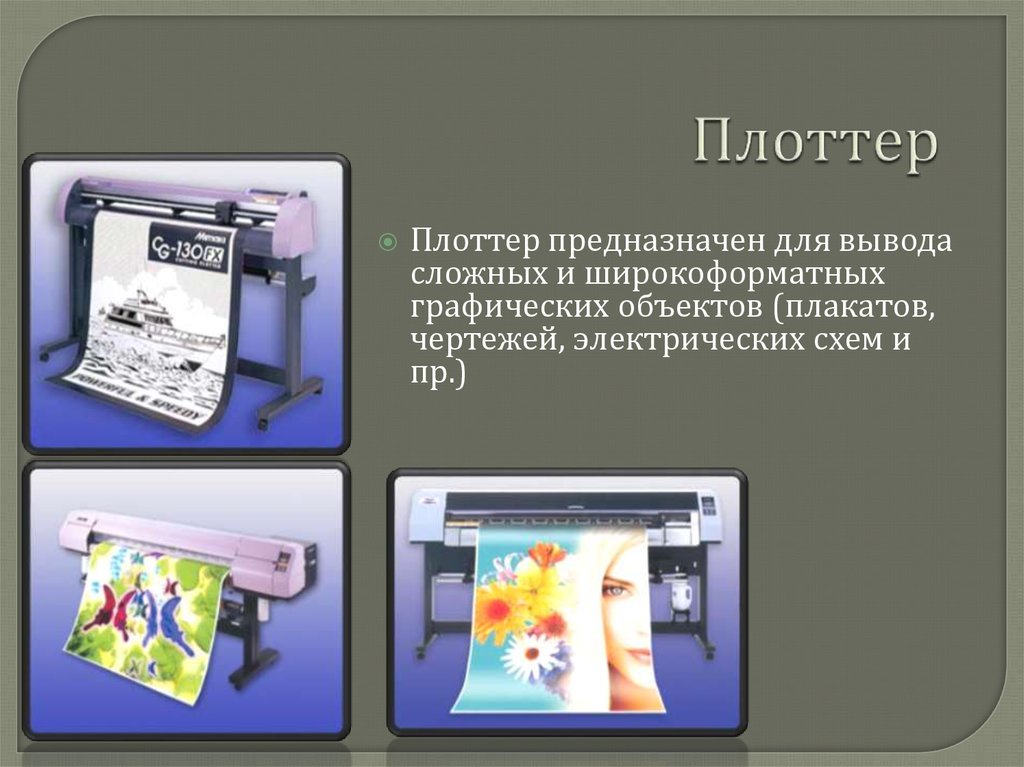 Плоттер это устройство. Плоттер предназначен для. Плоттер для вывода информации. Устройства предназначенные для вода сложных и широко форматных. Печать плакатов и чертежей.