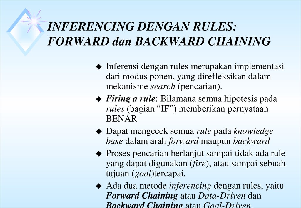 Forwarding rules