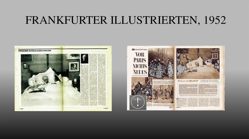 FRANKFURTER ILLUSTRIERTEN, 1952