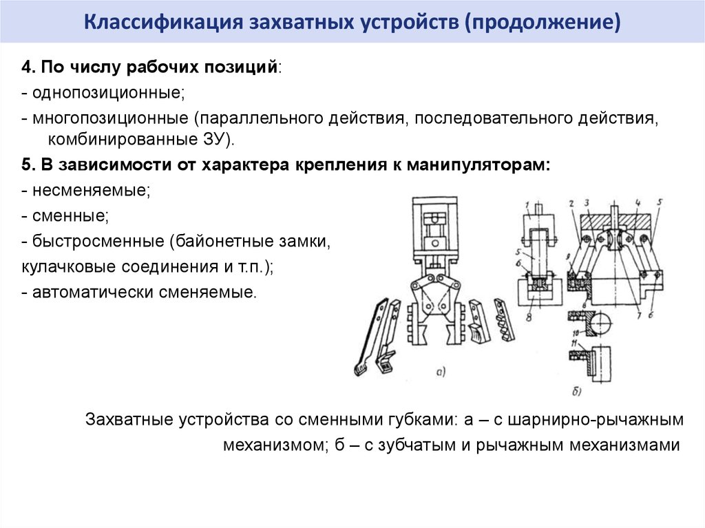 Устройства не выше 4. По принципу действия захватные устройства подразделяются на. Многопозиционные захватные устройства. Классификация захватных устройств промышленных роботов таблица. Захватное устройство для робота.