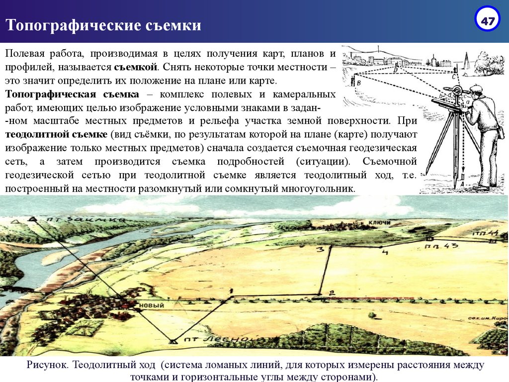 Геодезические работы по результатам которых получают карту план или профиль называется