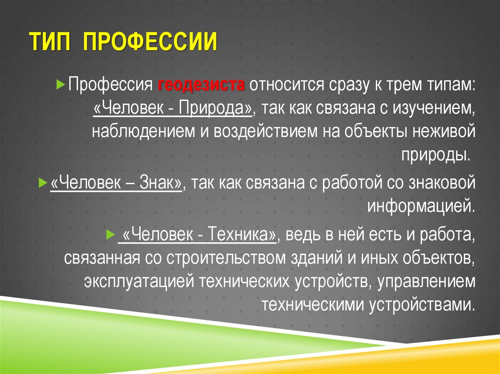 Профессия геодезист презентация