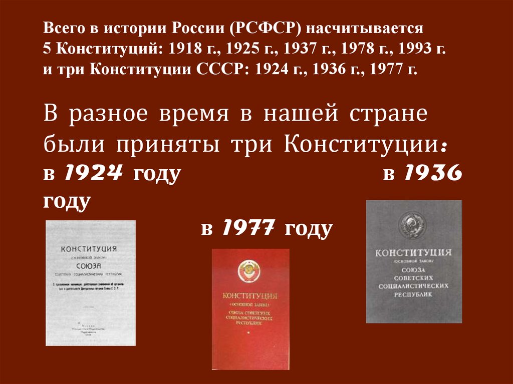Конституции 1924 1936 1977. Конституция 1924 обязанности граждан.