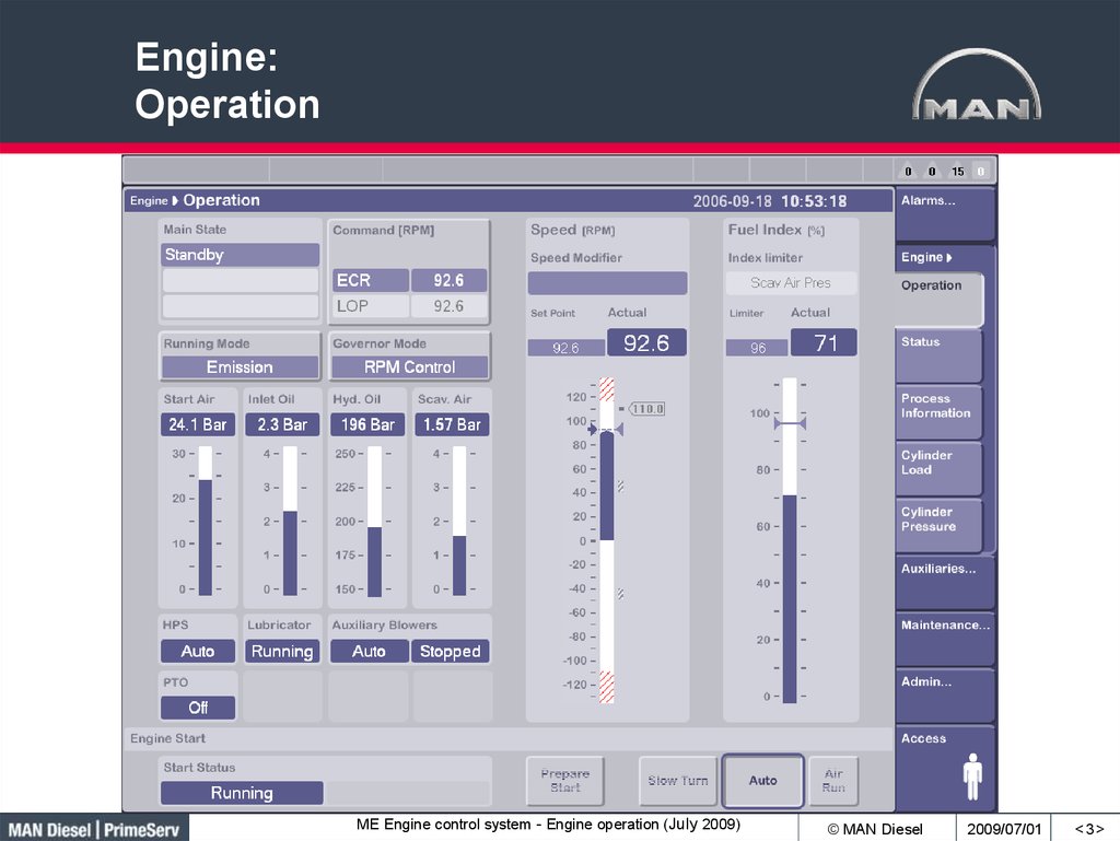 Engine: Operation