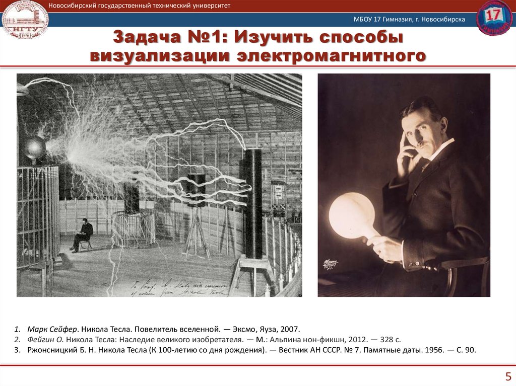 Задача №1: Изучить способы визуализации электромагнитного