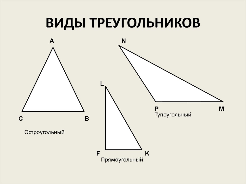 треугольные