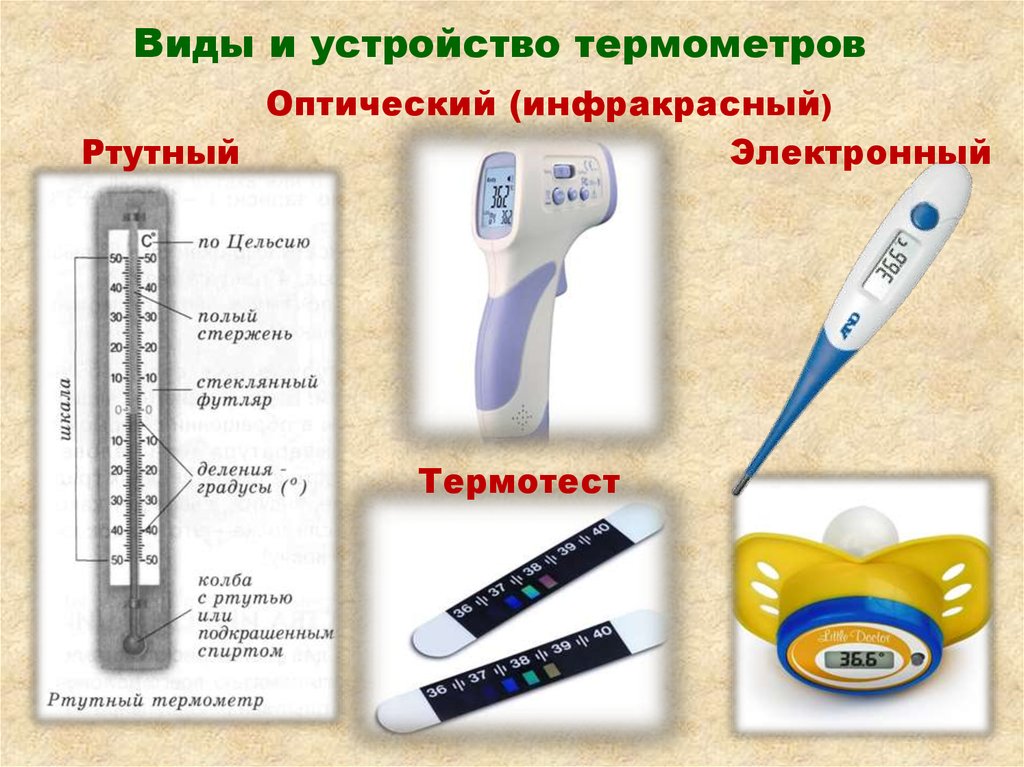 Презентация измерение температуры