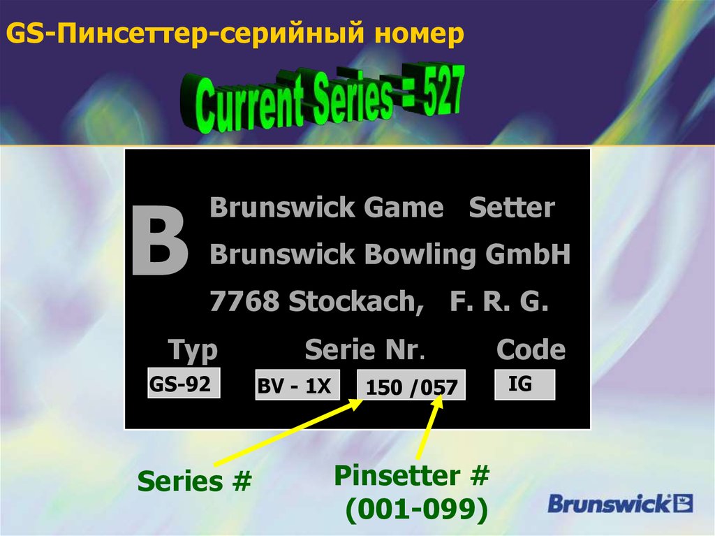 brunswick gsx pinsetter code jam 1