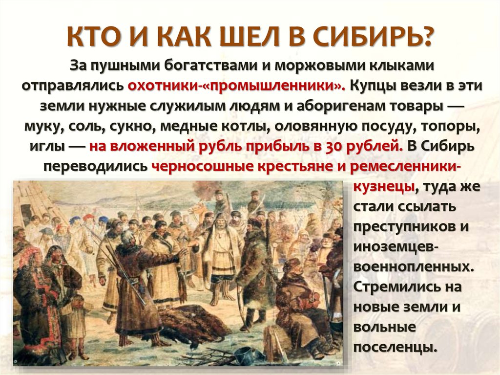 Русские первопроходцы 17 века презентация 7 класс