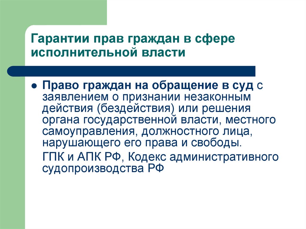 Обязанности и гарантии рф. Гарантии прав граждан в сфере реализации исполнительной власти. Судебный порядок защиты прав граждан в сфере исполнительной власти. Обязанности граждан в сфере исполнительной власти.