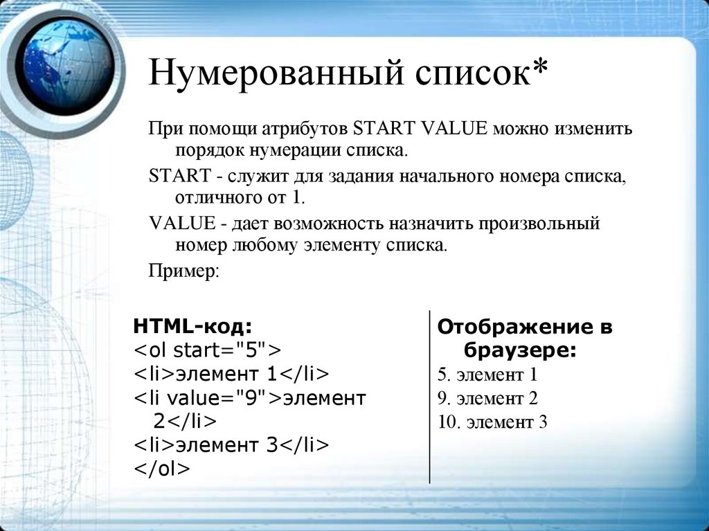 Изменить порядок. Нумерованный список. Нумерованный список пример. Пронумерованный список в html. Нумерованный список html.