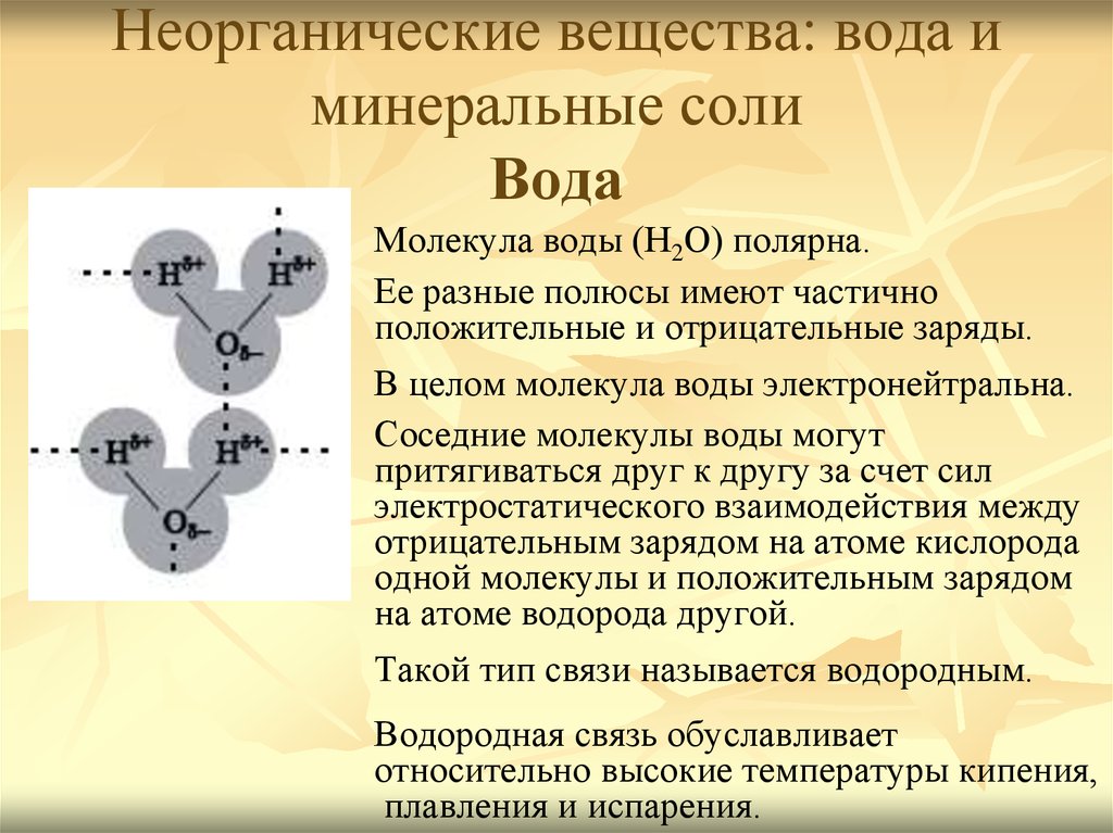 Презентация на тему неорганические вещества