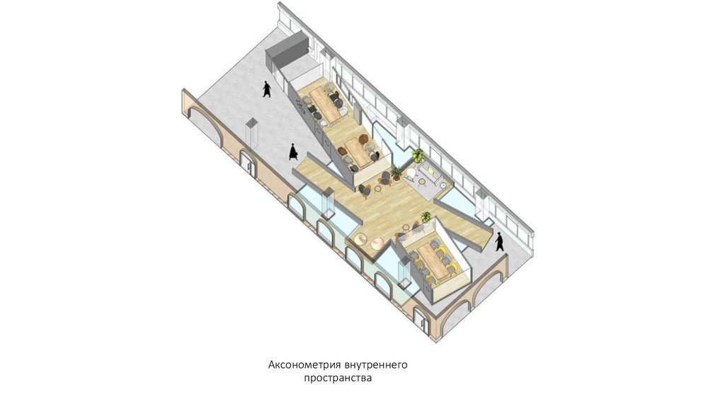 Аксонометрия внутреннего пространства