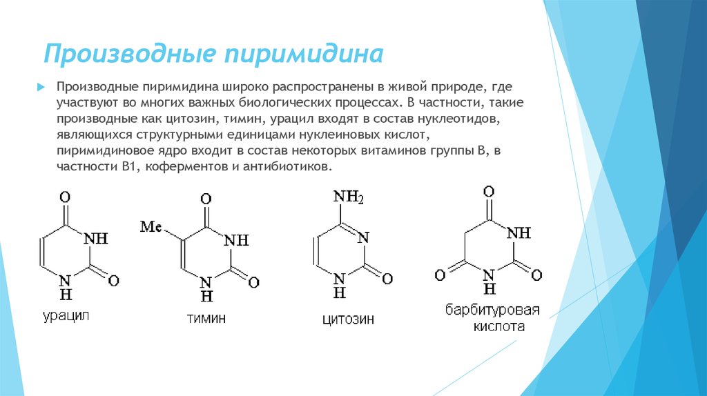 Укажите используя. Биологически активные производные пиримидина. Производные пиримидина препараты. Пиримидин производные пиридина. Пиримидиновые производные нуклеиновых кислот.